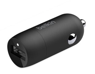 Belkin USB-A Car Charger with Quick Char цена и информация | Зарядные устройства для телефонов | pigu.lt