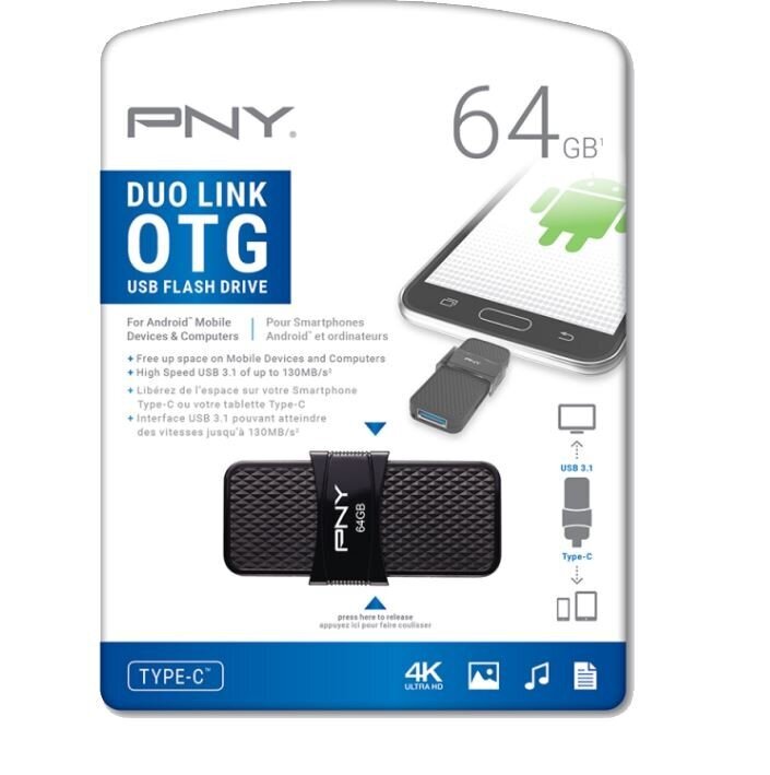 PNY P-FD64GOTGSLTC-GE kaina ir informacija | USB laikmenos | pigu.lt