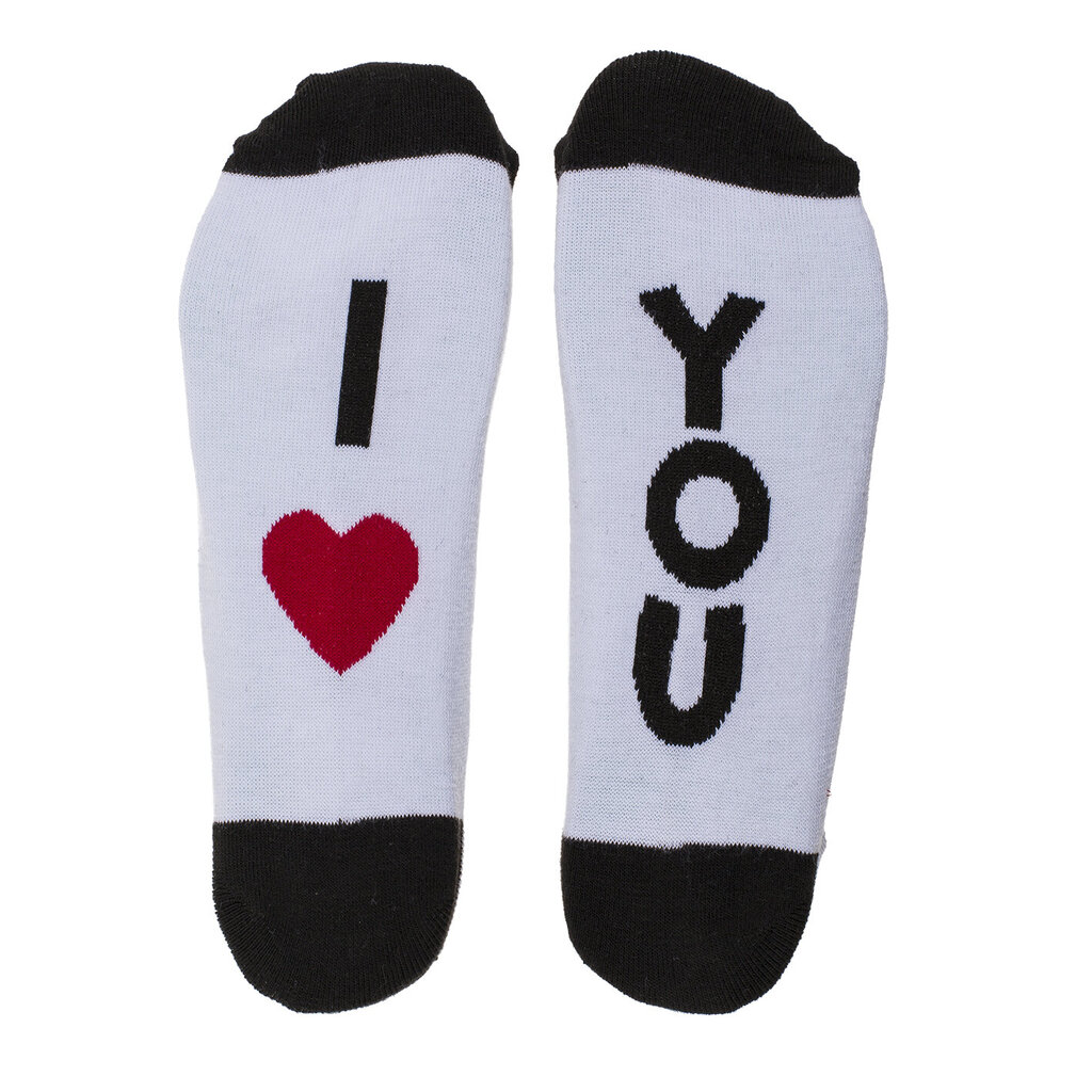 Smagios kojinės "I love you" kaina ir informacija | Originalios kojinės | pigu.lt