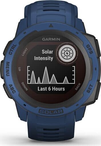 Garmin Instinct Solar, Tidal Blue kaina ir informacija | Išmanieji laikrodžiai (smartwatch) | pigu.lt