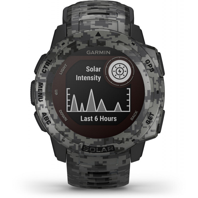 Garmin Instinct® Solar Camo Graphite Camo kaina ir informacija | Išmanieji laikrodžiai (smartwatch) | pigu.lt