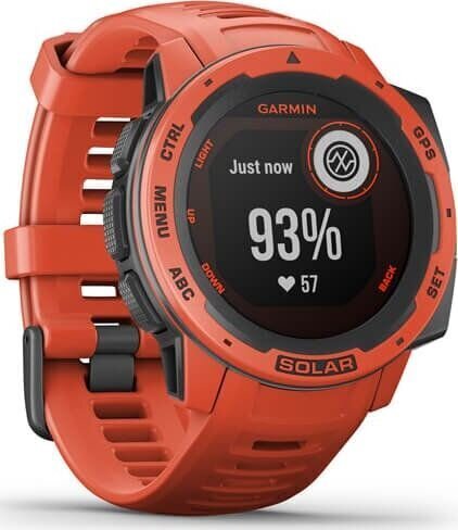 Garmin Instinct® Solar Flame Red kaina ir informacija | Išmanieji laikrodžiai (smartwatch) | pigu.lt