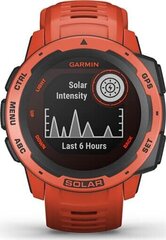 Garmin Instinct Solar GPS, flame red цена и информация | Смарт-часы (smartwatch) | pigu.lt