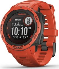 Garmin Instinct Solar GPS, flame red цена и информация | Смарт-часы (smartwatch) | pigu.lt