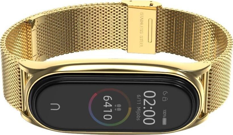 Tech-Protect Watch Strap Milanese Band Gold цена и информация | Išmaniųjų laikrodžių ir apyrankių priedai | pigu.lt