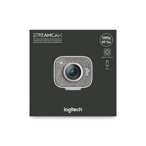 Logitech StreamCam, balta kaina ir informacija | Kompiuterio (WEB) kameros | pigu.lt