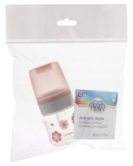 Бутылочка для кормления Canpol Babies PP Newborn Baby 60 мл, 57/305, розовая цена и информация | Бутылочки и аксессуары | pigu.lt
