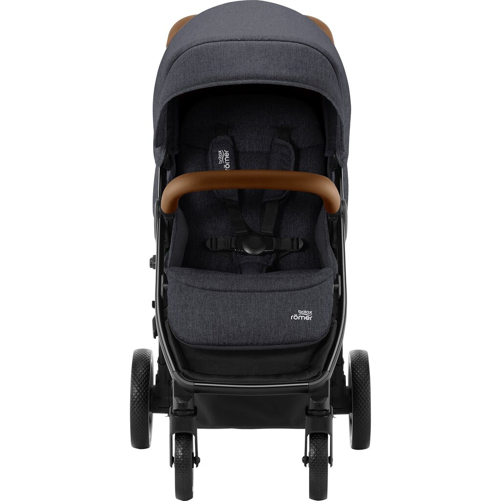 Sportinis vežimėlis Britax Roemer B-Agile R 2020, Black Shadow/Brown kaina ir informacija | Vežimėliai | pigu.lt