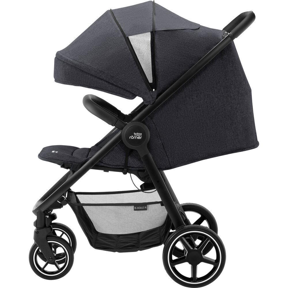 Sportinis vežimėlis Britax Roemer B-Agile R 2020, Black Shadow/Black kaina ir informacija | Vežimėliai | pigu.lt