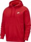 Nike vyriškas džemperis Club Hoodie BV2654 657, raudonas kaina ir informacija | Džemperiai vyrams | pigu.lt