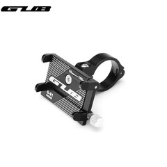 GUB G81 Универсальный металлический держатель для велосипеда / универсальный держатель на руль для устройств 55-110 мм Черный цена и информация | Держатели для телефонов | pigu.lt