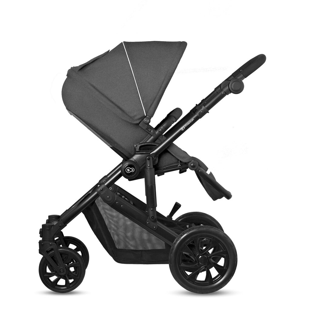 Universalus vežimėlis Kinderkraft Prime Lite 3in1, black kaina ir informacija | Vežimėliai | pigu.lt