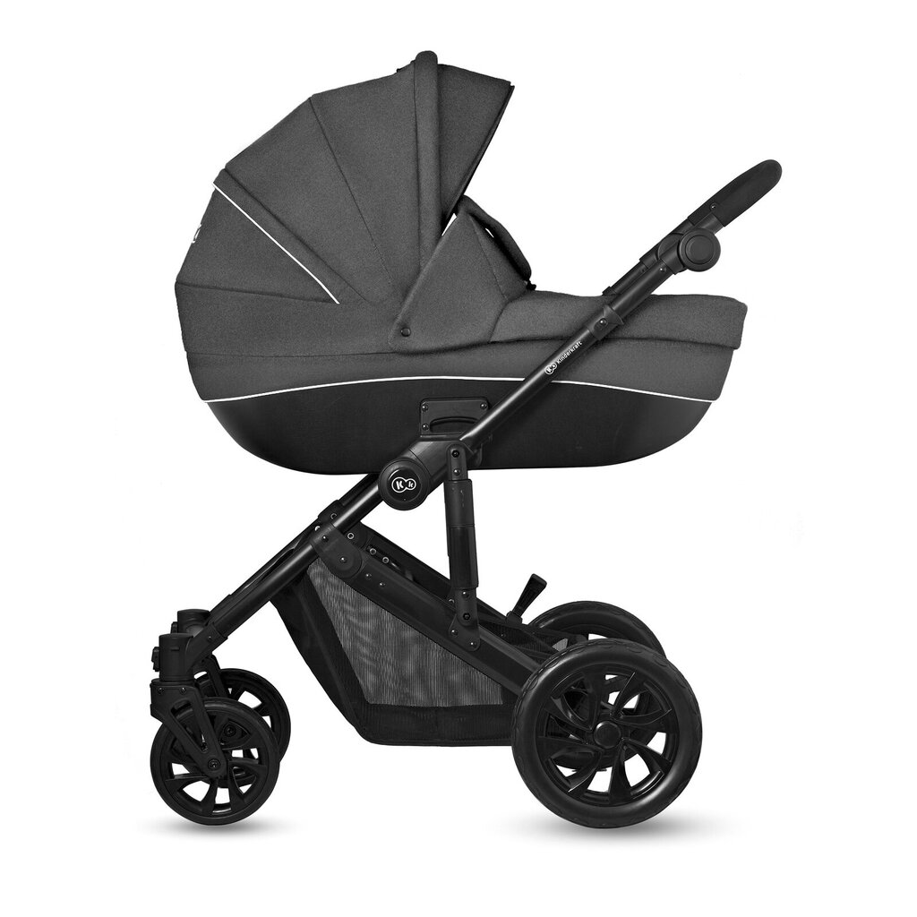 Universalus vežimėlis Kinderkraft Prime Lite 3in1, black цена и информация | Vežimėliai | pigu.lt