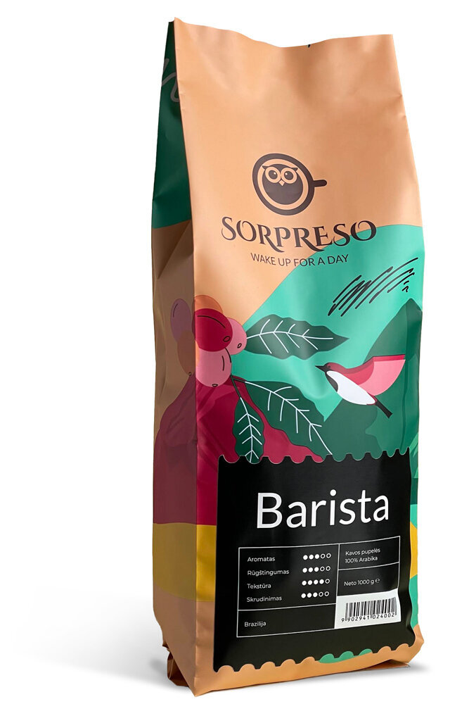 Kava SORPRESO BARISTA (1 kg) kaina ir informacija | Kava, kakava | pigu.lt