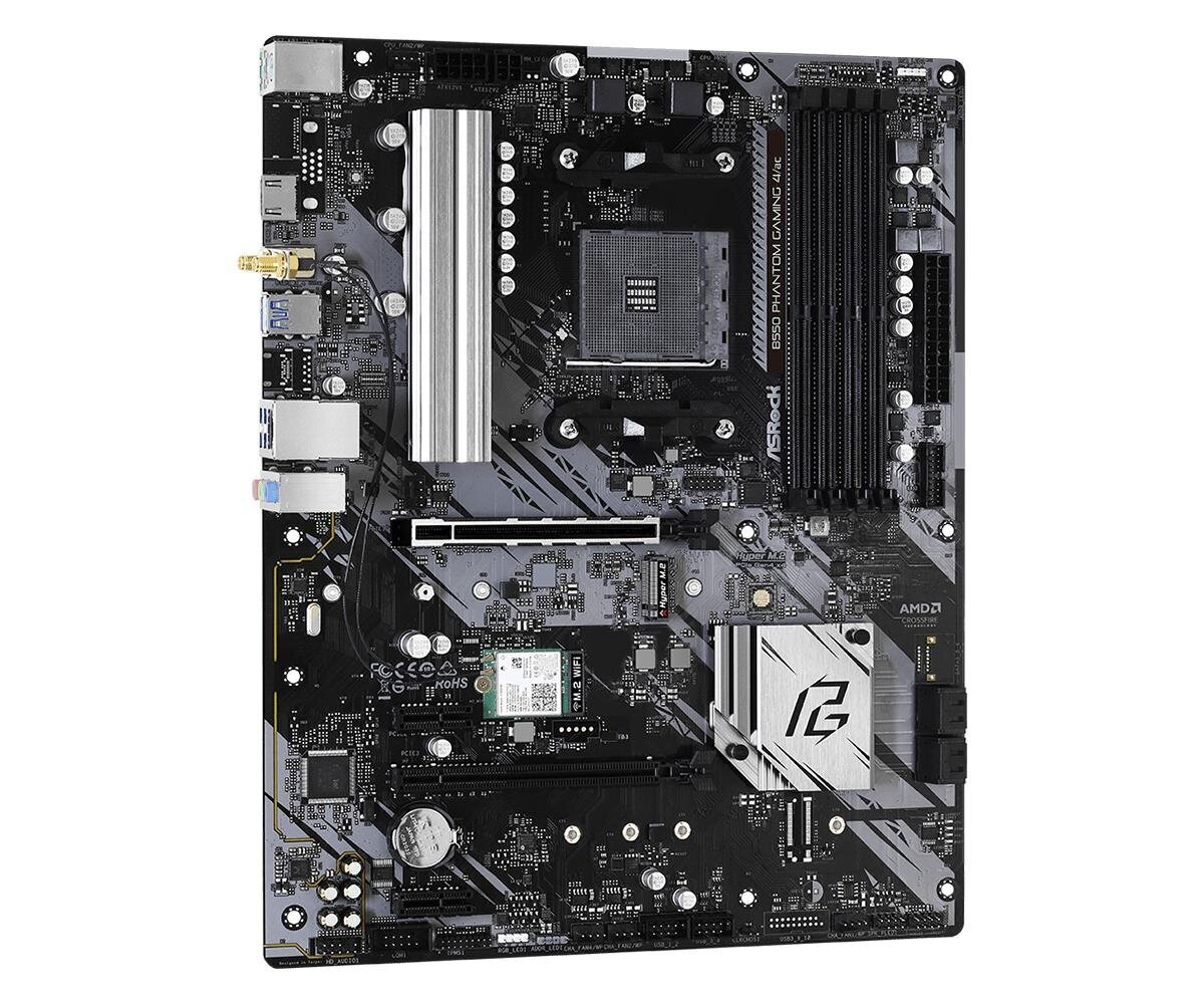 ASRock B550 PHANTOM GAMING 4/AC kaina ir informacija | Pagrindinės plokštės | pigu.lt