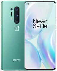 OnePlus 8 Pro 5G, 256 GB, Dual SIM, Glacial Green цена и информация | Мобильные телефоны | pigu.lt