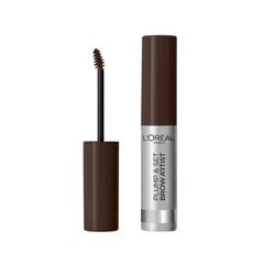 Гель для бровейL'Oreal Paris Brow Artist Plump & Set 4,9 мл, 108 Dark Brunette цена и информация | Карандаши, краска для бровей | pigu.lt