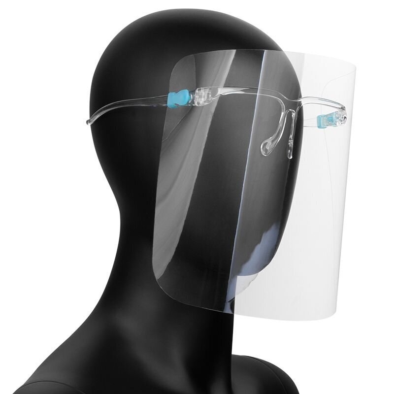 Apsauginis veido skydelis Super Light(akiniai + keičiamas uždangalas) kaina ir informacija | Galvos apsauga | pigu.lt