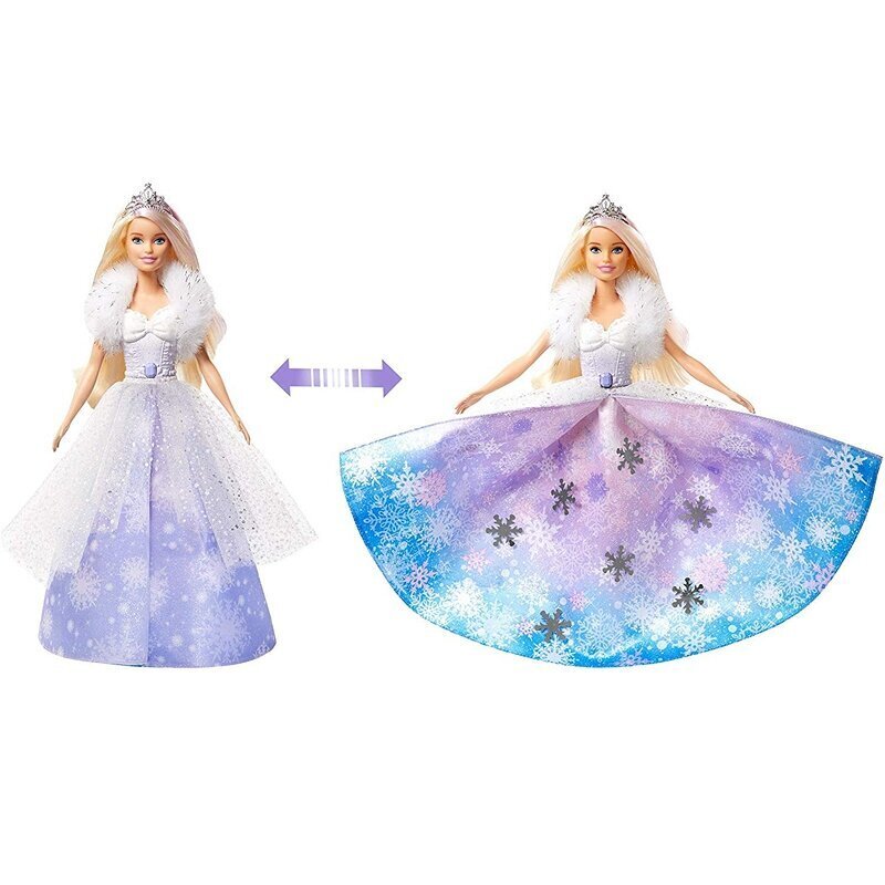 Lėlė Barbie žiemos princesė Dreamtopia, GKH26 kaina ir informacija | Žaislai mergaitėms | pigu.lt