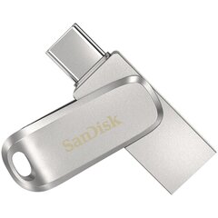 SanDisk Ultra Dual Drive Luxe, 32GB, USB Type-C kaina ir informacija | USB laikmenos | pigu.lt