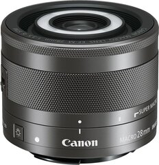 Canon EF-M 28mm f/3.5 Macro IS STM цена и информация | Объективы | pigu.lt