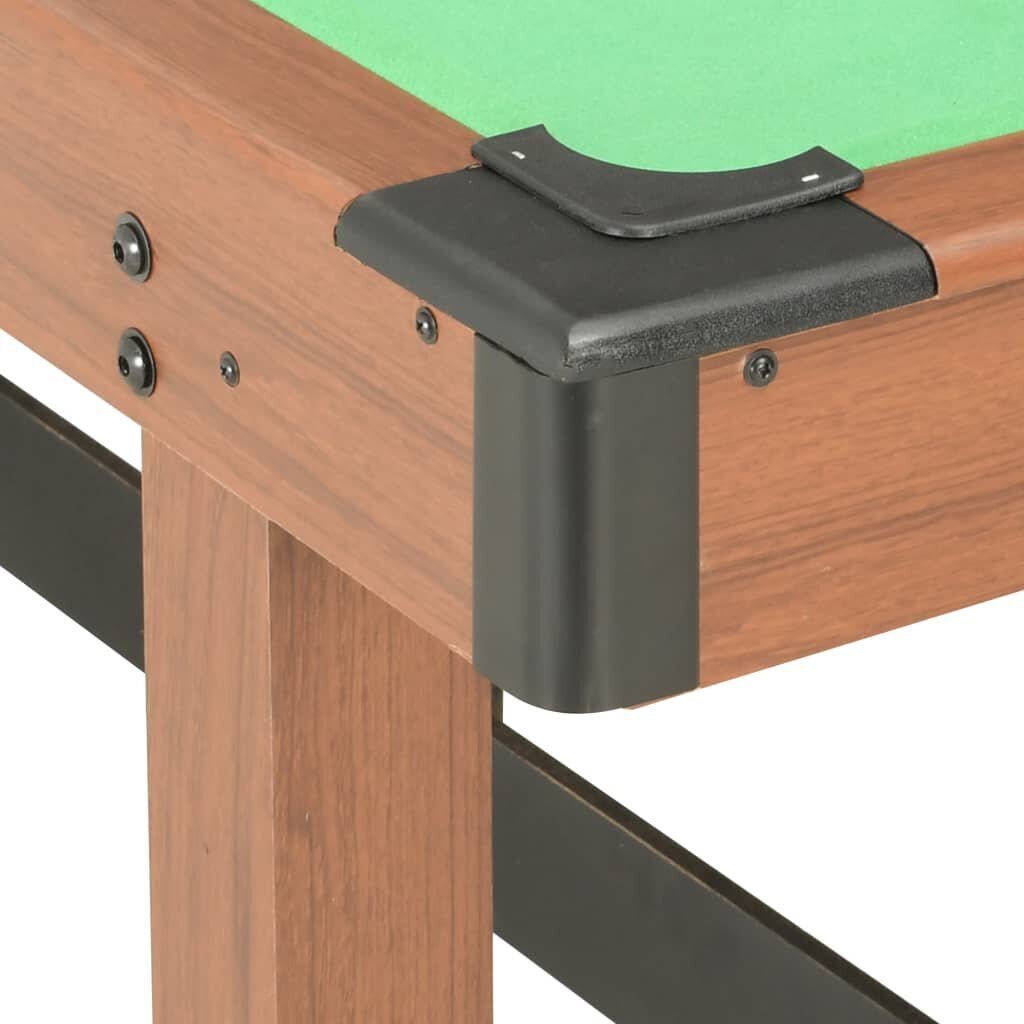 Biliardo stalas, 122x61x76cm, rudas, 4 pėdų ilgio kaina ir informacija | Stalo žaidimai, galvosūkiai | pigu.lt