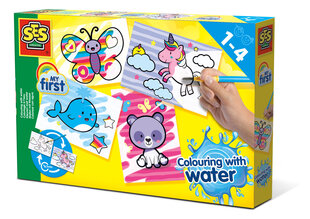 Раскраска с водой - фантастические животные Ses цена и информация | Принадлежности для рисования, лепки | pigu.lt