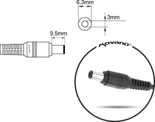 Mitsu 15V, 5A kaina ir informacija | Įkrovikliai nešiojamiems kompiuteriams | pigu.lt