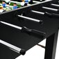 Stalo futbolo stalas 140x74,5x87,5cm, juoda kaina ir informacija | Stalo žaidimai, galvosūkiai | pigu.lt