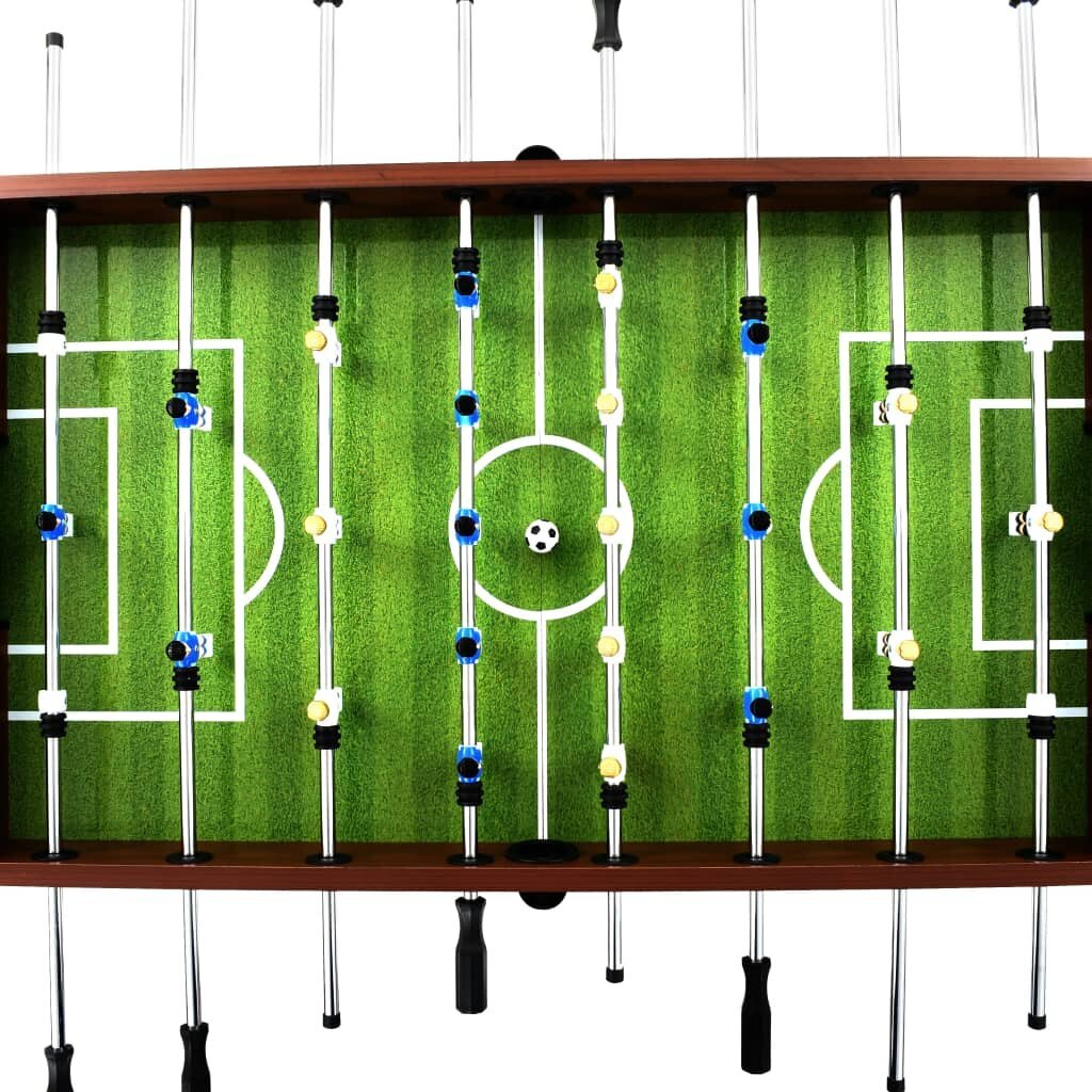 Stalo futbolo stalas 140x74,5x87,5cm, ruda kaina ir informacija | Stalo žaidimai, galvosūkiai | pigu.lt