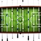 Stalo futbolo stalas 140x74,5x87,5cm, ruda kaina ir informacija | Stalo žaidimai, galvosūkiai | pigu.lt