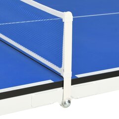Stalo teniso stalas su tinklu 152x76x66cm, mėlyna kaina ir informacija | Stalo žaidimai, galvosūkiai | pigu.lt