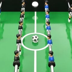 Sulankstomas stalo futbolo stalas 121x61x80cm, juodas kaina ir informacija | Настольный футбол | pigu.lt