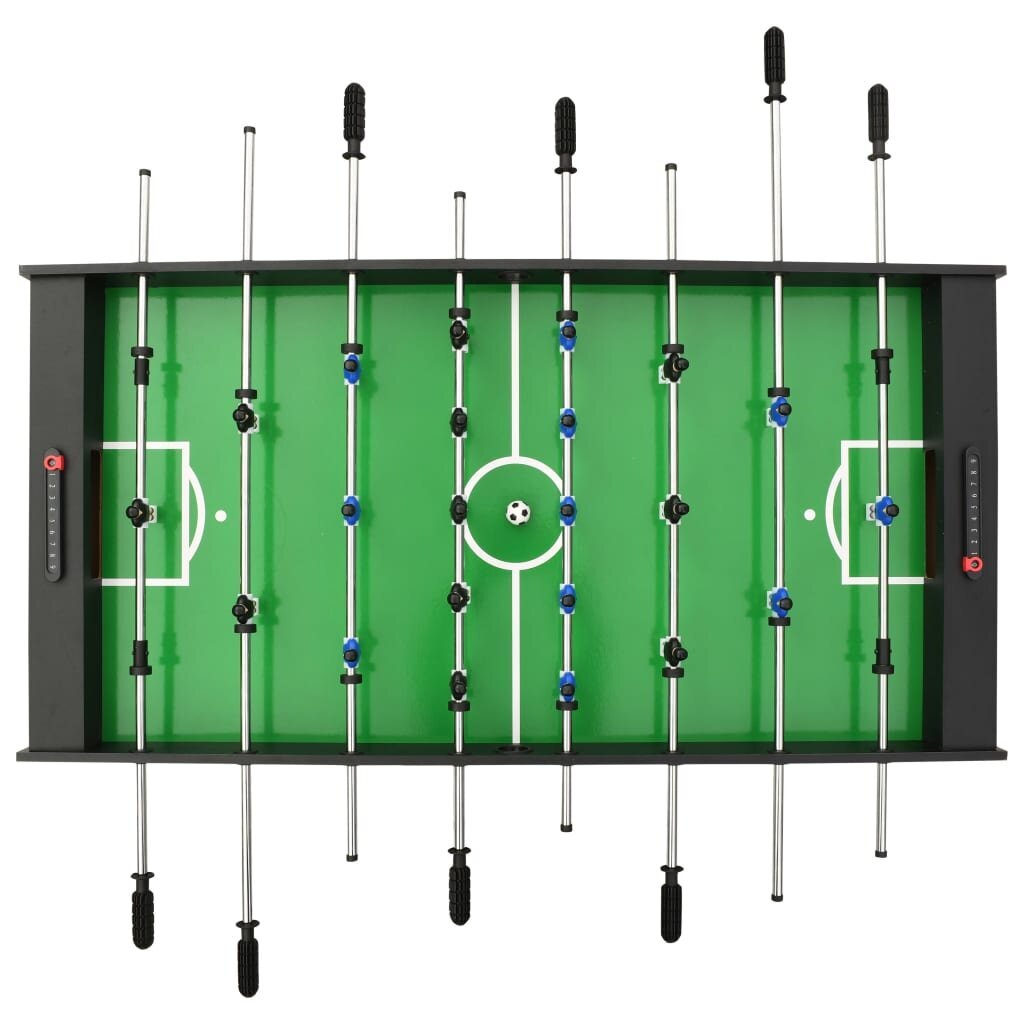 Sulankstomas stalo futbolo stalas 121x61x80cm, juodas kaina ir informacija | Stalo futbolas | pigu.lt