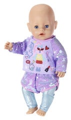 Stilingi drabužėliai lėlei Zapf Baby Born, violetinė kaina ir informacija | Žaislai mergaitėms | pigu.lt