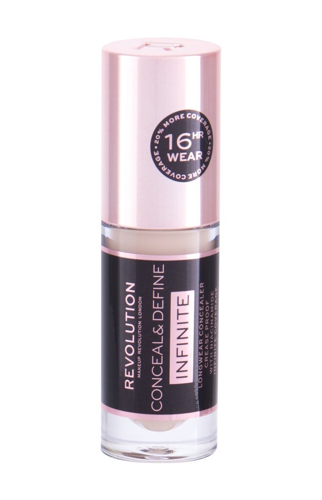 Maskuojamoji priemonė Makeup Revolution London Conceal & Define Infinite 5 ml, C5.5, C5.5 kaina ir informacija | Makiažo pagrindai, pudros | pigu.lt