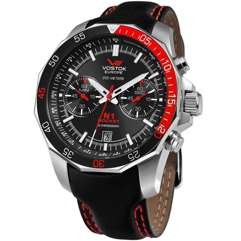 Vyriškas laikrodis Vostok Europe Rocket N1 Chrono Quartz 6S21-2255295 kaina ir informacija | Vyriški laikrodžiai | pigu.lt