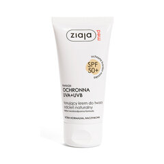 Ziaja Med Protective Tinted защита от солнца для лица 50 мл, Natural цена и информация | Кремы для лица | pigu.lt