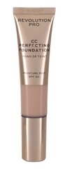 Основа для макияжа Makeup Revolution London Revolution Pro CC Perfecting SPF30 26 мл, F2.5 цена и информация | Пудры, базы под макияж | pigu.lt