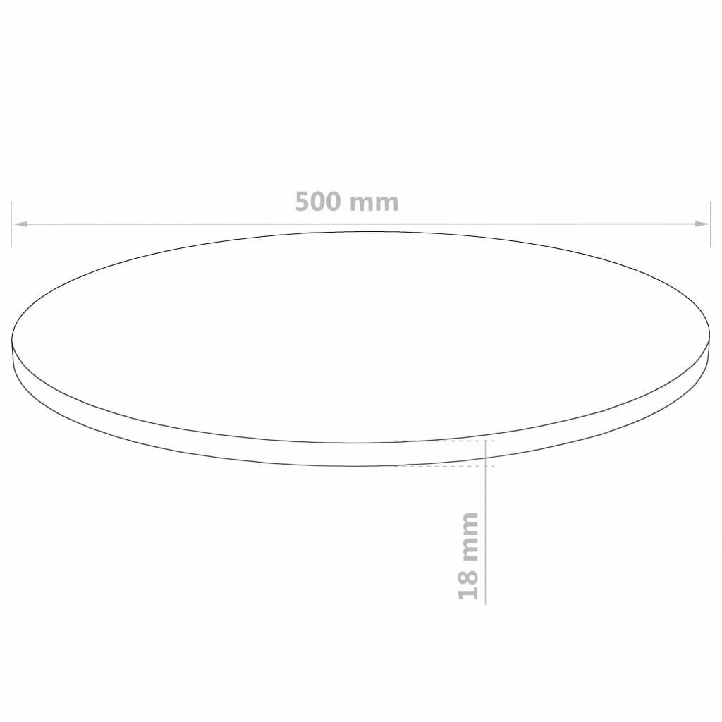 Stalviršis, 500x18 mm kaina ir informacija | Virtuvės stalviršiai | pigu.lt