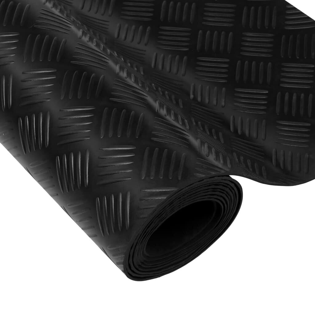 Kilimėlis iš gumos, 1,5x4m, 3 mm, juodas kaina ir informacija | Universalūs kilimėliai | pigu.lt