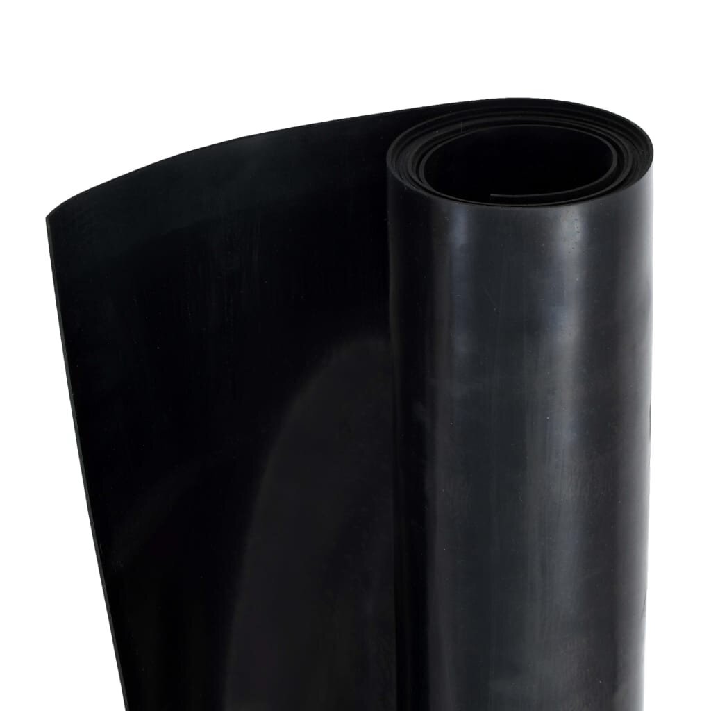 Kilimėlis iš gumos, 1,2x5 m, 1 mm, juodas цена и информация | Universalūs kilimėliai | pigu.lt
