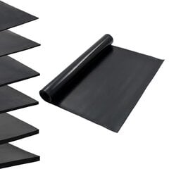 Kilimėlis iš gumos, 1,2x5 m, 3 mm, juodos spalvos kaina ir informacija | Universalūs kilimėliai | pigu.lt