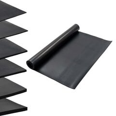 Kilimėlis iš gumos, 1,2x2 m, 6 mm, juodas kaina ir informacija | Universalūs kilimėliai | pigu.lt