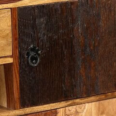 Spintelė 115x30x80 cm ruda цена и информация | Шкафчики в гостиную | pigu.lt