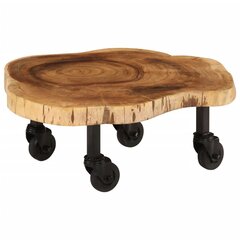Kavos staliukas, 60x55x25cm, akacijos medienos masyvas цена и информация | Журнальные столы | pigu.lt