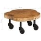 Kavos staliukas, 60x55x25cm, akacijos medienos masyvas kaina ir informacija | Kavos staliukai | pigu.lt