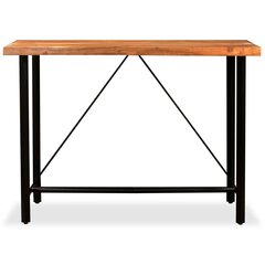 Baro stalas, 150x70x107 cm, akacijos mediena цена и информация | Кухонные и обеденные столы | pigu.lt