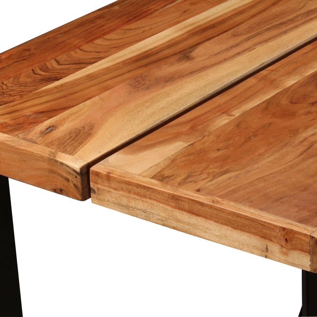 Baro stalas, 150x70x107 cm, akacijos mediena цена и информация | Virtuvės ir valgomojo stalai, staliukai | pigu.lt