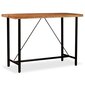 Baro stalas, 150x70x107 cm, akacijos mediena kaina ir informacija | Virtuvės ir valgomojo stalai, staliukai | pigu.lt